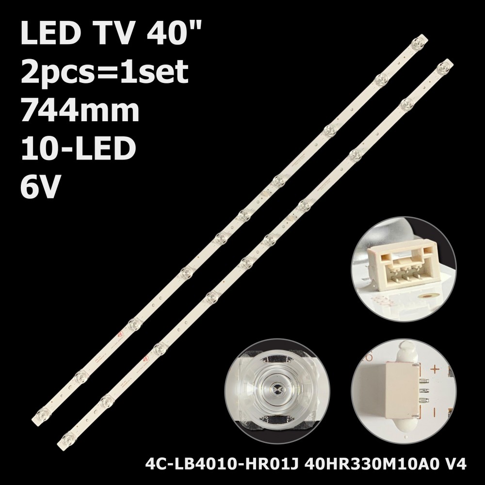 LED підсвітка TV 40 4C-LB4010-HR01J 4C-LB4010HR02J 40HR330M10A0 V4 2шт. 1