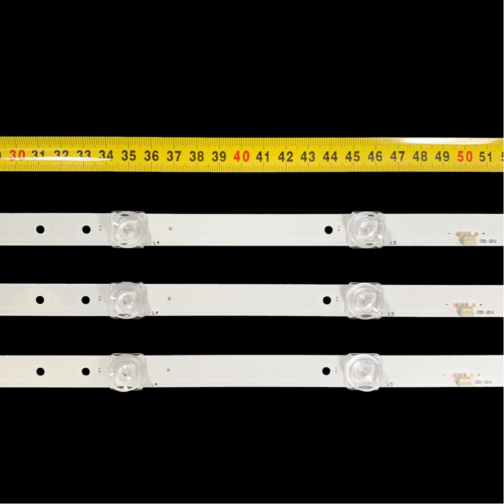 LED підсвітка TV 40 inch 696mm 7-led 3V JS-D-JP40EU-071EC(71201) E40EP-K1000-MCPCB E40EP/K1000 3шт. 3