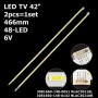 LED підсвітка TV 42' 3081660-148-0051 3081660-148-0142 NLAC30218L NLAC30218R 6922L-0064A 2шт. - фото 1