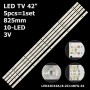 LED підсвітка TV 42' LED42D10A-ZC14DFG-01 LED42D10B-ZC14DFG-01 5шт. - фото 1