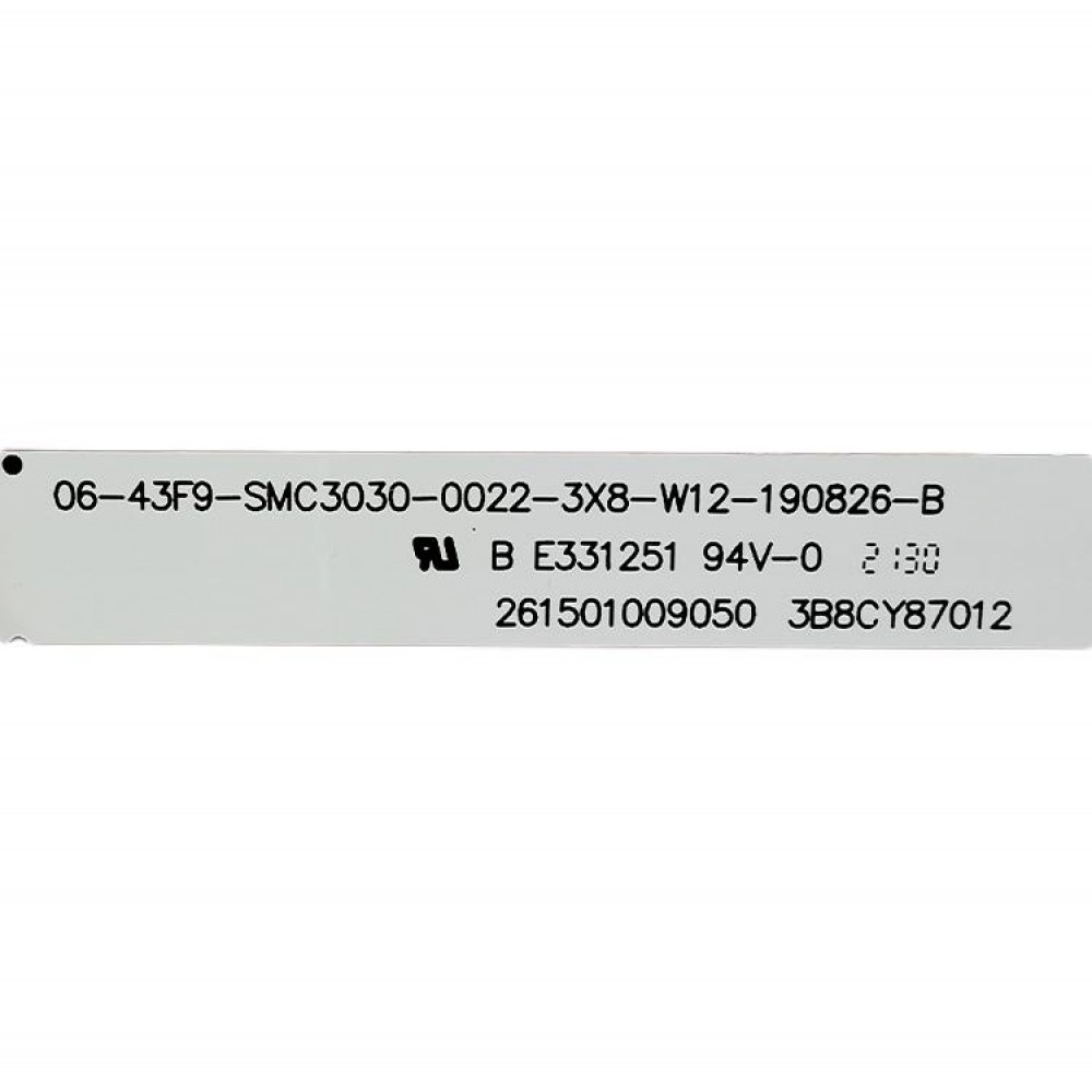 LED підсвітка TV 43 06-43F9-SMC3030-0D22-3X8-W12-190826-B 06-43F9-SMC3030-0022-3X8-W12-190826-B 3шт. 3