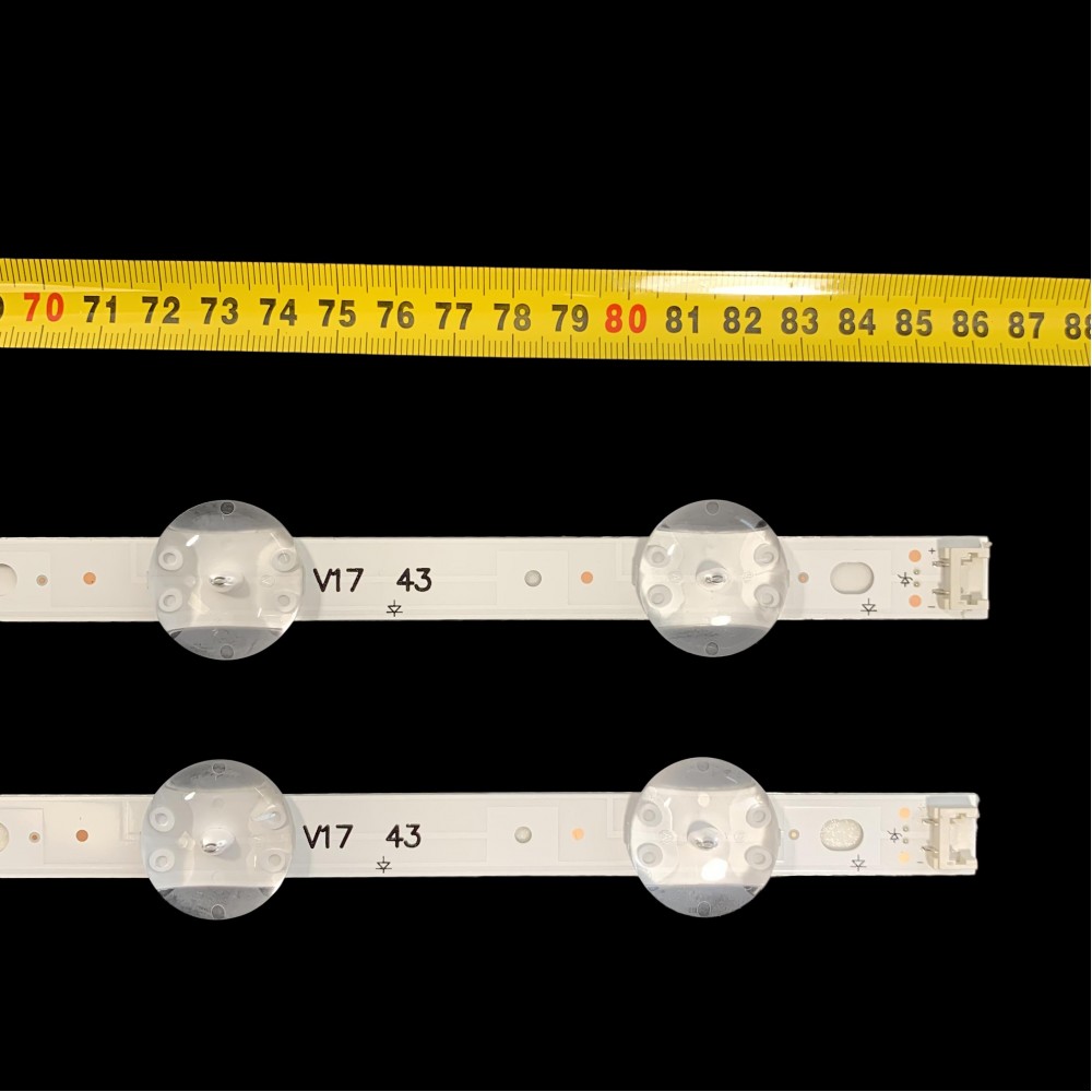 LED підсвітка TV 43 3V 10-led 866mm 6916L-2867G 6916L-2867A 6916L-2867B 6916L-2744A 6916L-2743A 4шт. 7