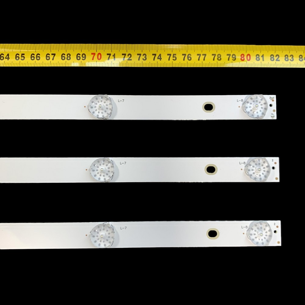 LED підсвітка TV 43 824mm 8-led 6V JS-D-JP4310-A81EC + JS-D-JP4310-B81EC E43DU1000 MS-L1149 3шт. 3