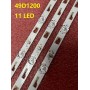 LED подсветка TV 49HR332M11A2 V3 4C-LB490T-HR9 3шт. - фото 2