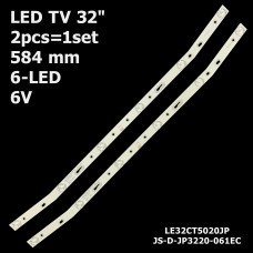 LED підсвітка TV Ergo 32 6V ERGO LE32CT5020JP JS-D-JP3220-061EC 2шт. 1