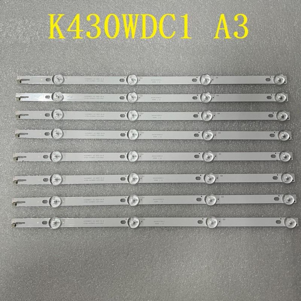 LED підсвітка TV K430WDC1 A3 4708-K43WDC-A3113N01 8шт. 4LED 3