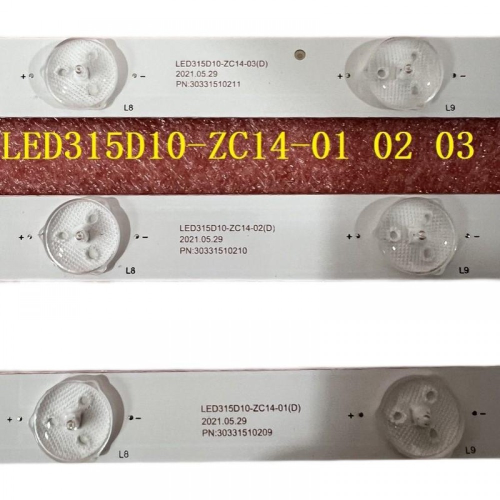 LED підсвітка TV LED315D10-ZC14-01(D) 02(D) 03(C) 3шт. 4