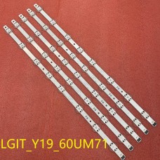 LED підсвітка TV LGIT_Y19_60UM71 5шт. 8LED(6V) 670mm 1