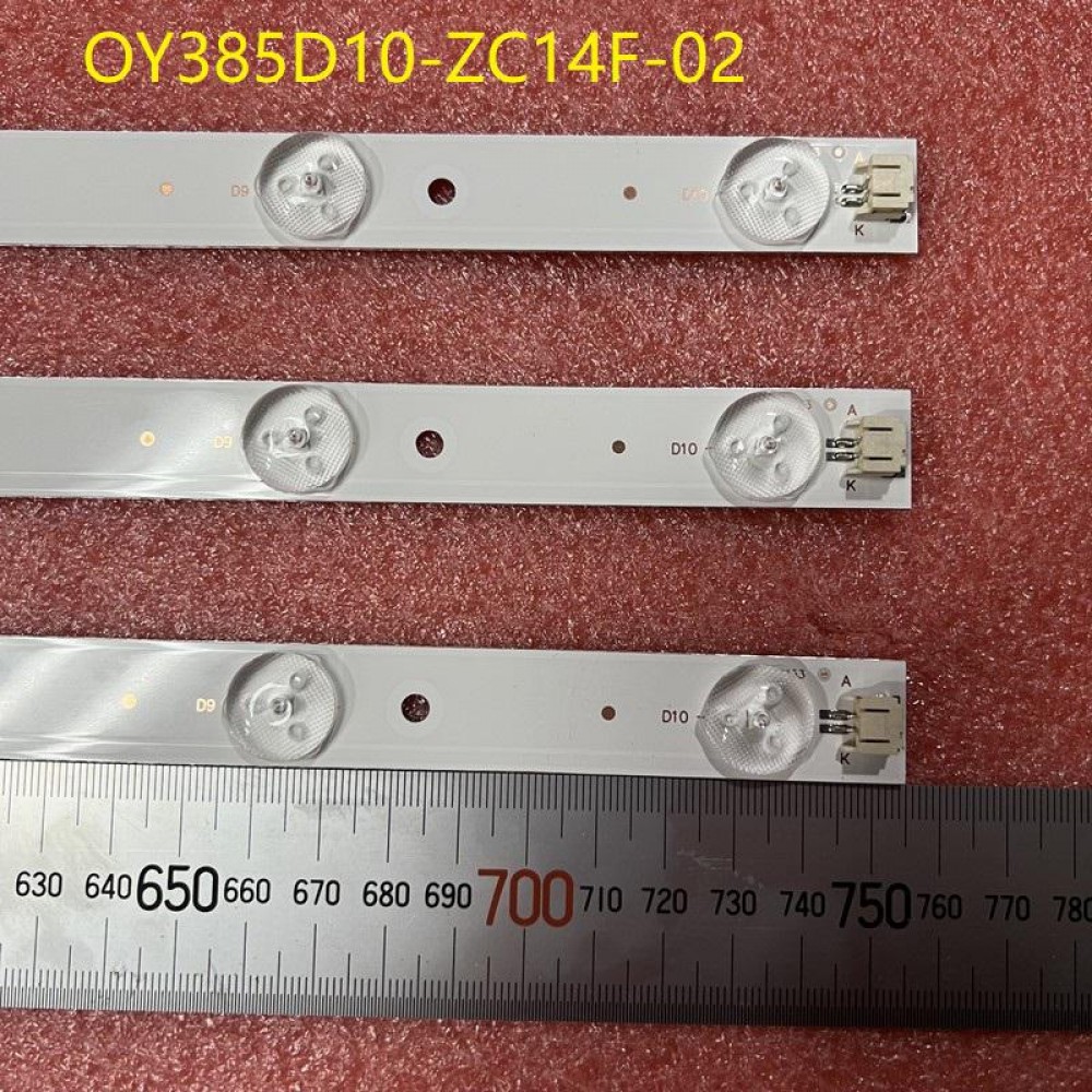 LED підсвітка TV OY385D10-ZC14F-02 532WY390M04 303WY390035 3шт. 9LED 3V 755mm 2