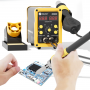 Паяльна станція 2 в 1 KaiLiWei 8586D 750W, фен + паяльник, цифрова індикація - фото 2