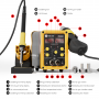 Паяльна станція 2 в 1 KaiLiWei 8586D 750W, фен + паяльник, цифрова індикація - фото 6