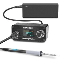Паяльная станция Handskit T12D одноканальная, портативная с блоком питания (Паяльник, 72Вт)
