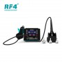 Паяльна станція з термофеном RF4 RF-H7 600W з великим HD-сенсорним екраном, інтелектуальним цифровим дисплеєм - фото 4