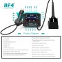 Паяльна станція з термофеном RF4 RF-H7 600W з великим HD-сенсорним екраном, інтелектуальним цифровим дисплеєм - фото 7