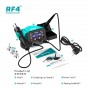 Паяльна станція з термофеном RF4 RF-H7 600W з великим HD-сенсорним екраном, інтелектуальним цифровим дисплеєм - фото 8