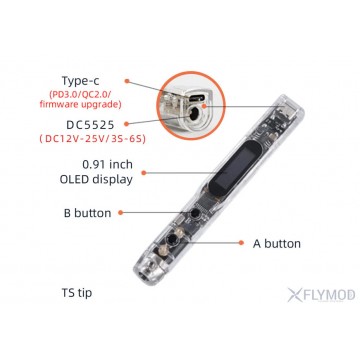 Преимущества портативного паяльника SEQURE SI012 Pro Max Kit OLED TS-BC2
