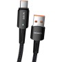 USB Кабель Essager Sunset USB-A to Type-C 66 Вт 6A 1м Чорний (EXCT-CG01) - фото 