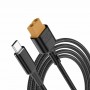 USB Type-C до XT60 кабель-перехідник CS100 Female (мама) 100 Вт (20В/5A), 1м - фото 