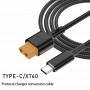 USB Type-C к XT60 кабель-переходник CS100 Female (мама) 100 Вт (20В/5A), 1м - фото 3